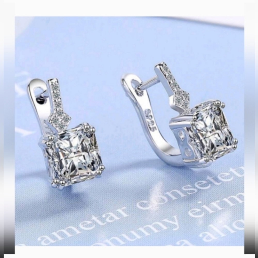 925 White Gold Earrings